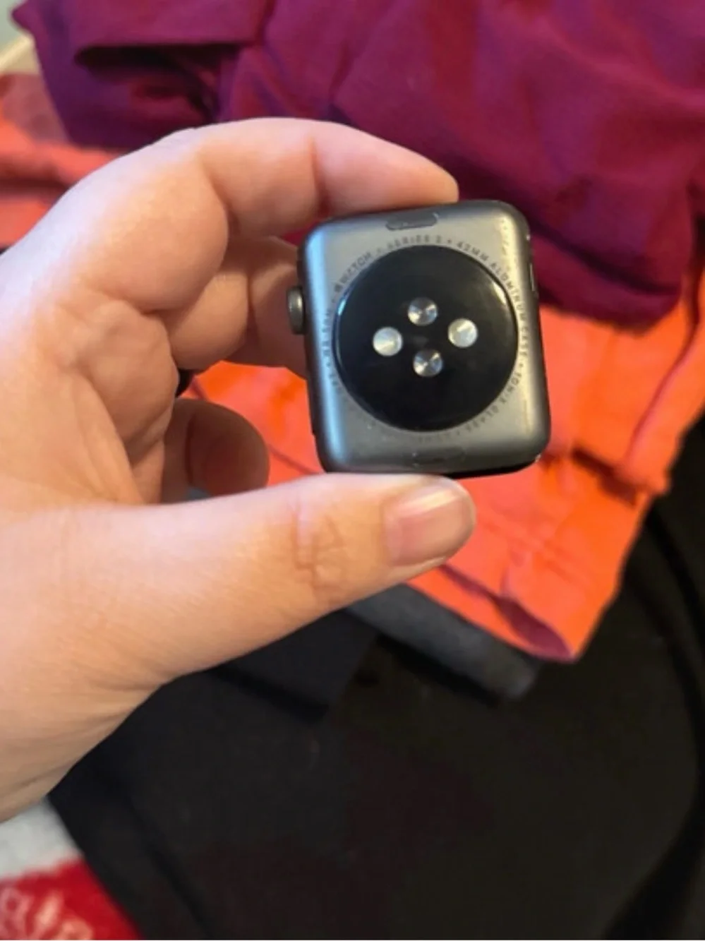 Apple Watch in Light Sage with Fabric Scrunchie Band